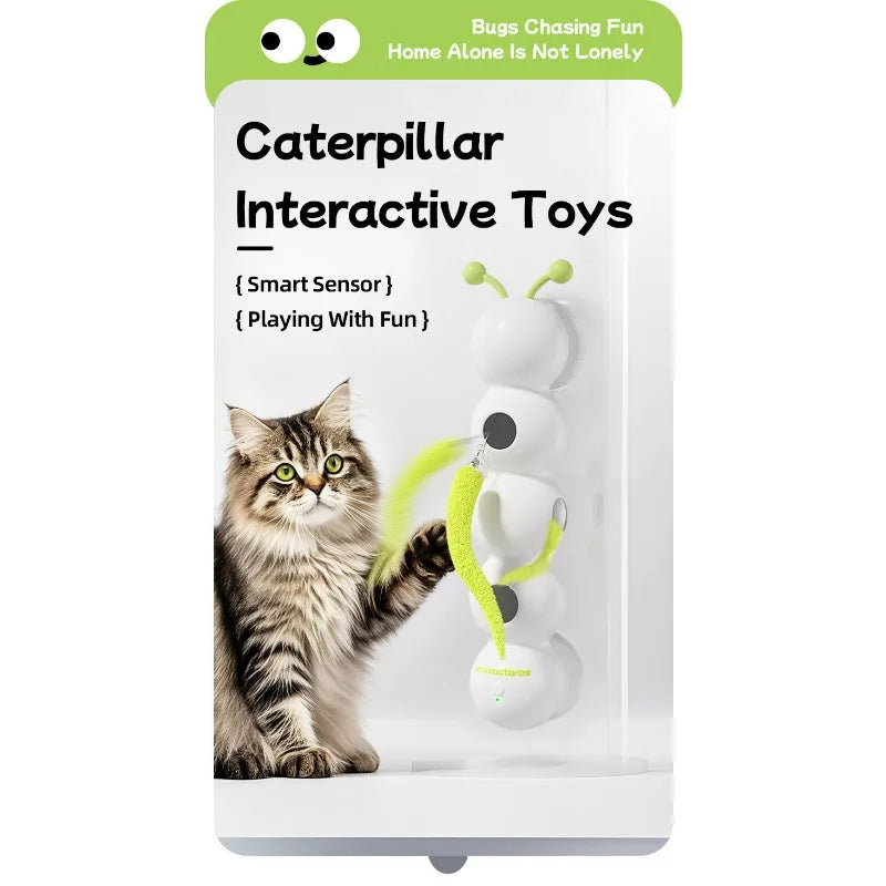 🎣 Varinha Smart com Sensor: Balanço Automático, Pena e Detecção Inteligente para Gatos!