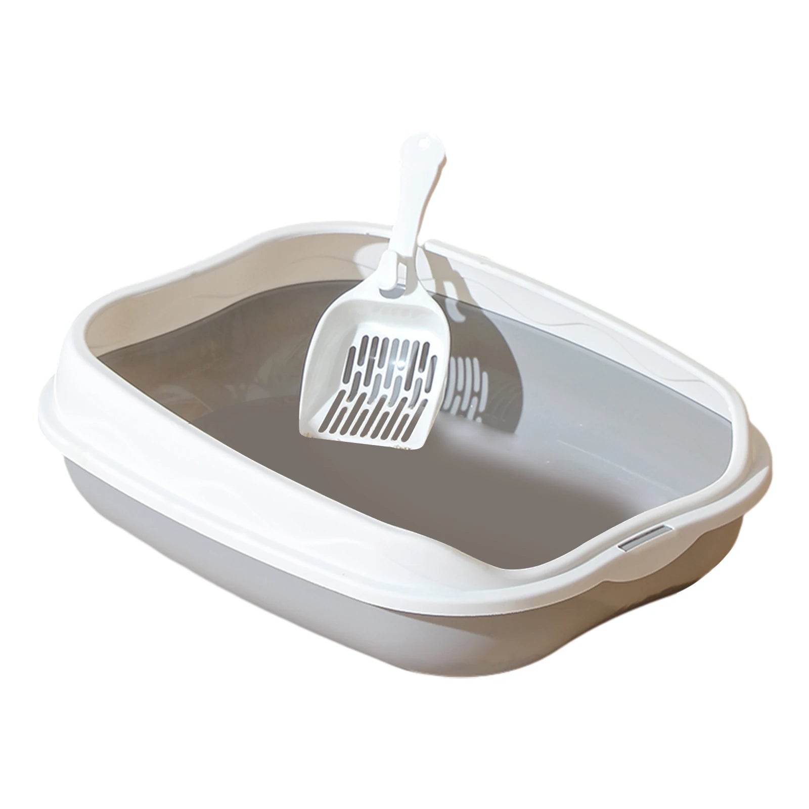 🚽 Caixa de Areia Semi-Fechado Grande: À Prova de Respingos e Ideal para Gatos Maiores!
