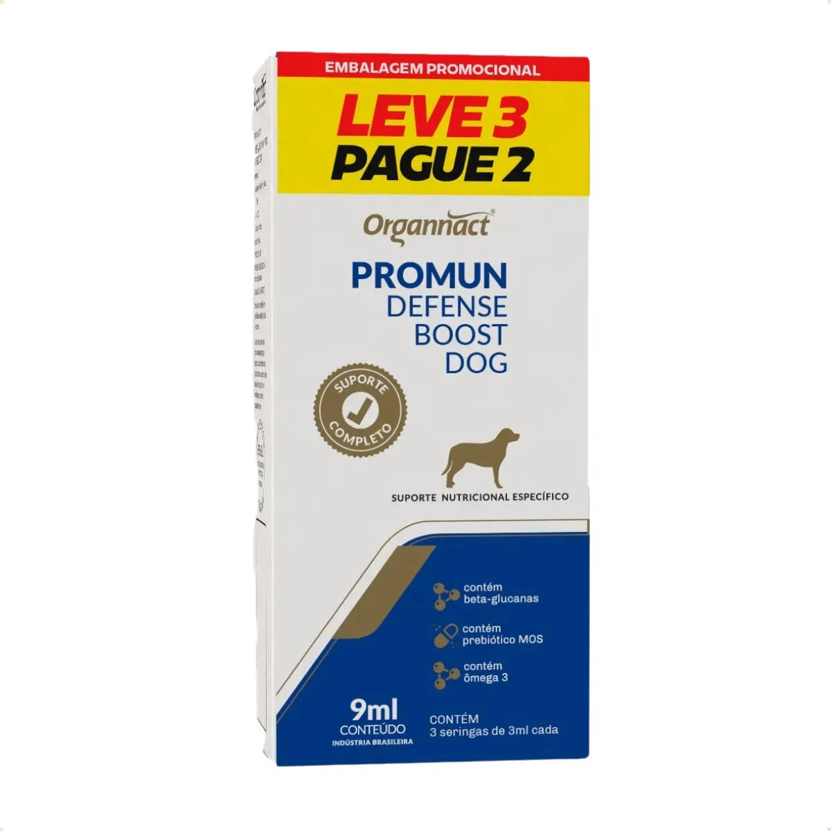 🛡️Frete Grátis: Kit 3 Promun Defense Boost Organnact: O Escudo de Imunidade para o seu Thomas!