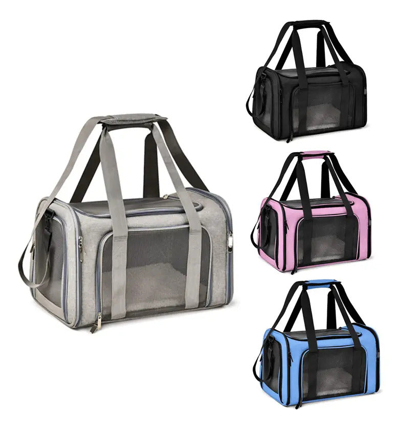 ✈️ Frete Grátis - Bolsa de Transporte Pet Premium: Viaje com Estilo e Segurança na "Primeira Classe"!