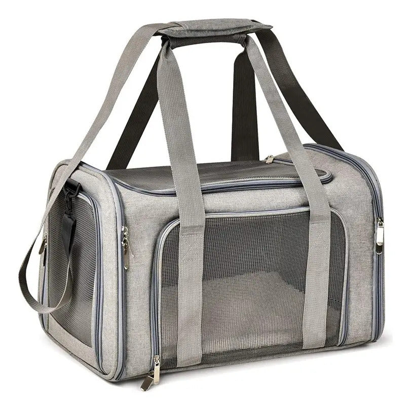 ✈️ Frete Grátis - Bolsa de Transporte Pet Premium: Viaje com Estilo e Segurança na "Primeira Classe"!