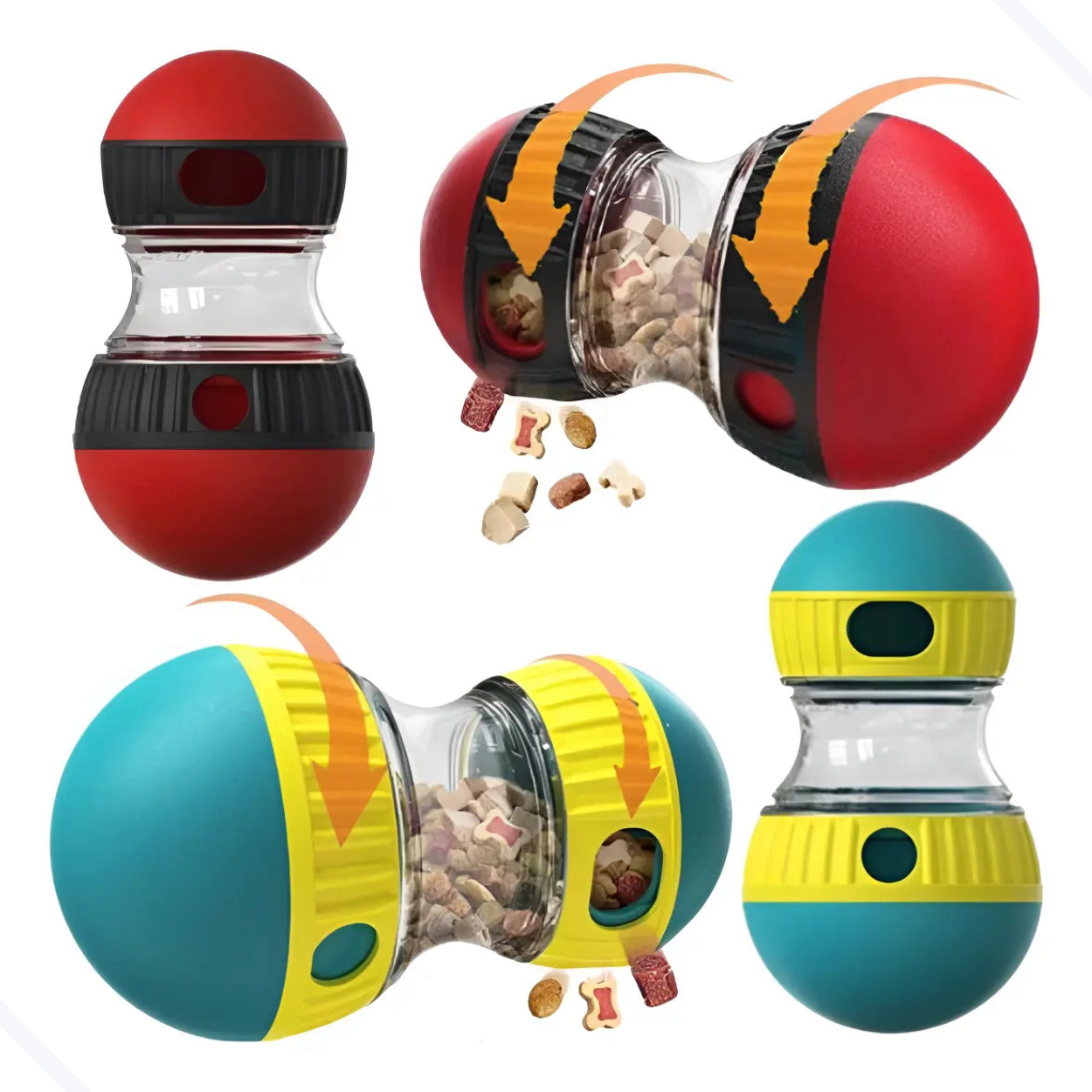 🧠🎾 Frete Grátis!! Dispenser Interativo de Petiscos: Desafio Mental e Alimentação Divertida para o seu Thomas!